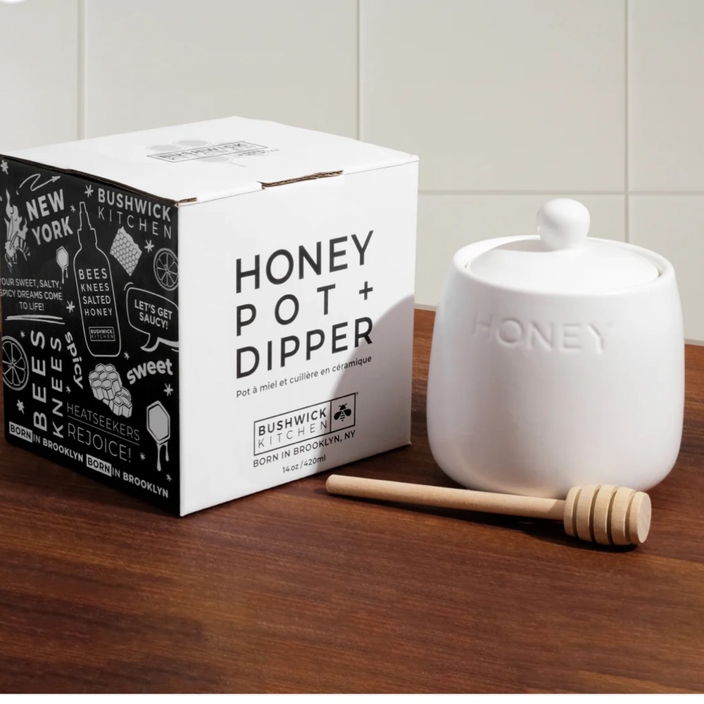 Bushwick Kitchen Honey Pot with Dipper